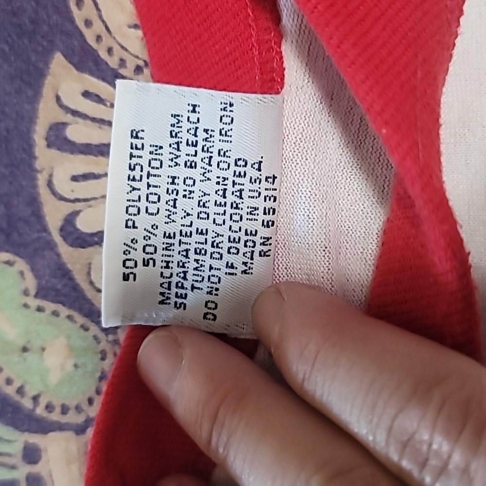 Vintage Baseball Tee Mac Gregor 50/50 Cotton Poly Blend Single Stitch - Picture 7 of 8